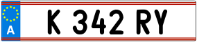 Truck License Plate